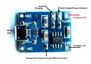 tp4056 battery charger module