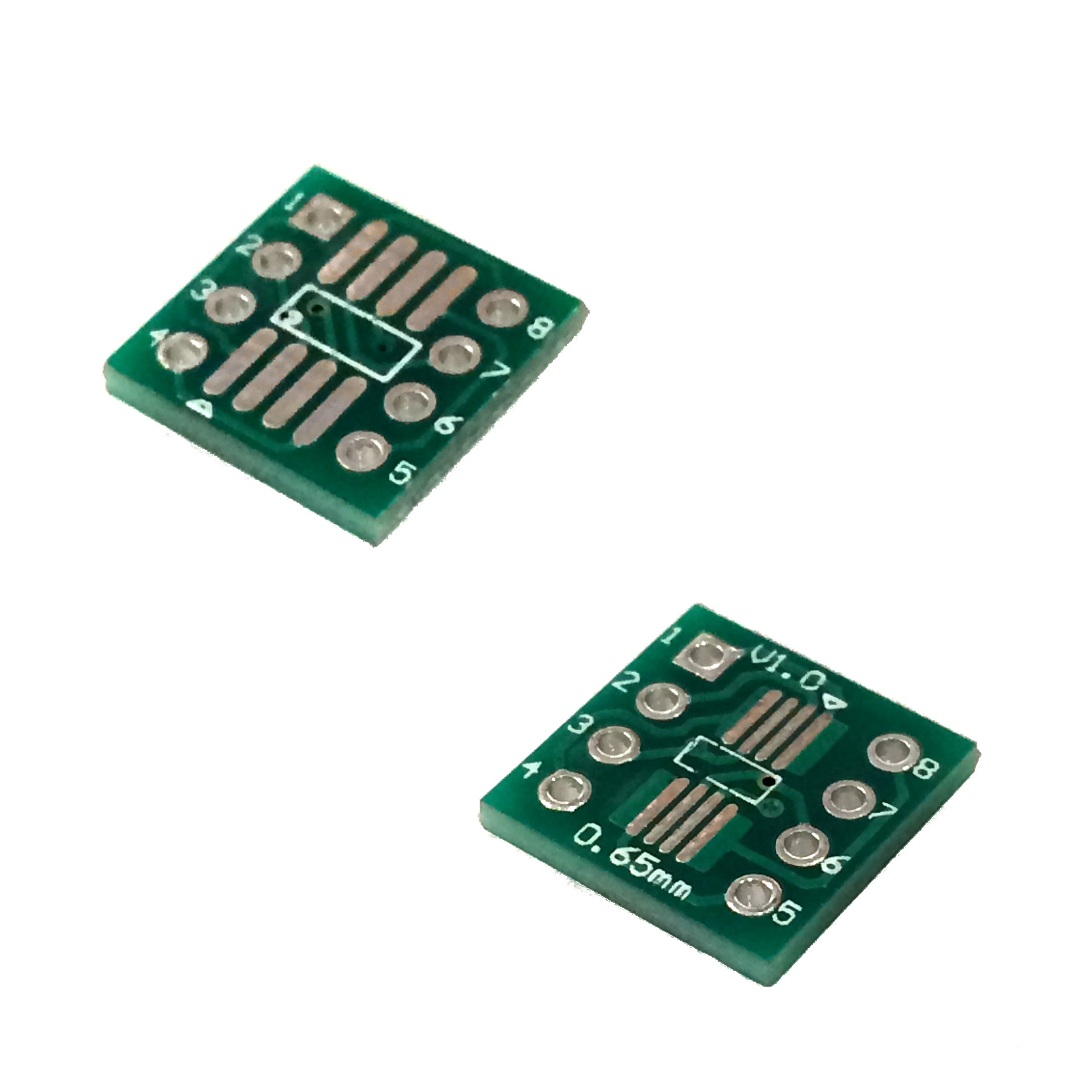 SMD to DIPبرد دو لایه تبدیل  SOP8 / SSOP8 / TSSOP8 به DIP8