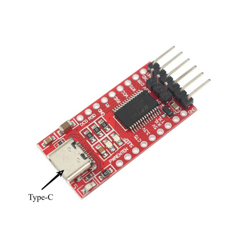 ماژول مبدل USB به سریال بر پایه چیپFT232RL ورودی Type-C